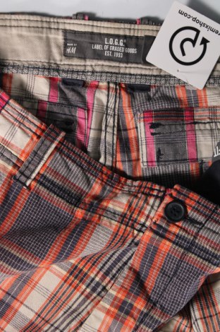Ανδρικό κοντό παντελόνι H&M L.O.G.G., Μέγεθος M, Χρώμα Πολύχρωμο, Τιμή 15,46 €