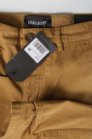 Ανδρικό κοντό παντελόνι Lyle & Scott, Μέγεθος S, Χρώμα Καφέ, Τιμή 20,18 €