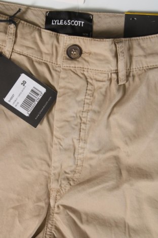 Pantaloni scurți de bărbați Lyle & Scott, Mărime S, Culoare Bej, Preț 286,18 Lei