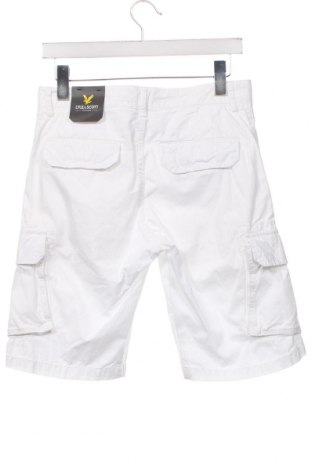 Pantaloni scurți de bărbați Lyle & Scott, Mărime S, Culoare Alb, Preț 128,78 Lei