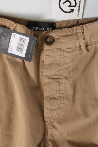 Ανδρικό κοντό παντελόνι Lyle & Scott, Μέγεθος S, Χρώμα  Μπέζ, Τιμή 18,84 €