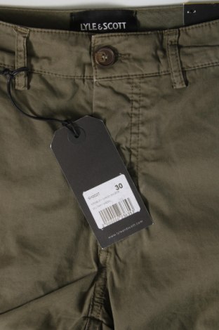 Ανδρικό κοντό παντελόνι Lyle & Scott, Μέγεθος S, Χρώμα Πράσινο, Τιμή 15,70 €