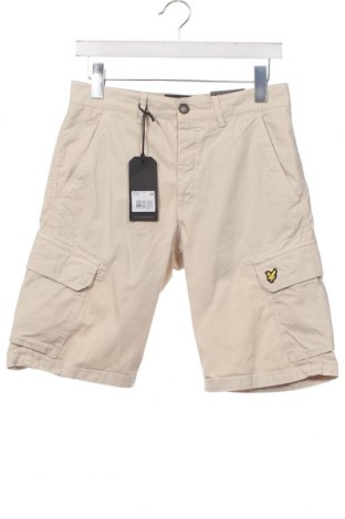 Мъжки къс панталон Lyle & Scott, Размер S, Цвят Бежов, Цена 49,59 лв.