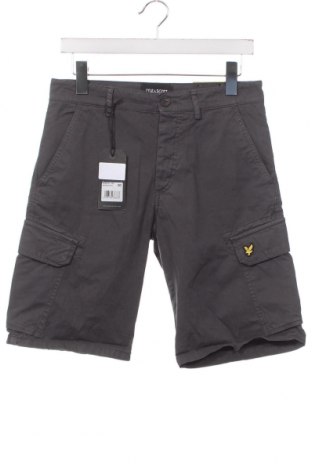 Мъжки къс панталон Lyle & Scott, Размер S, Цвят Сив, Цена 52,20 лв.