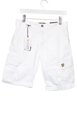 Мъжки къс панталон Lyle & Scott, Размер M, Цвят Бял, Цена 87,00 лв.