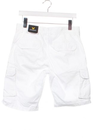 Pantaloni scurți de bărbați Lyle & Scott, Mărime M, Culoare Alb, Preț 286,18 Lei