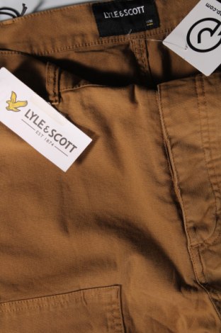 Pantaloni scurți de bărbați Lyle & Scott, Mărime L, Culoare Bej, Preț 105,89 Lei