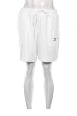 Мъжки къс панталон PUMA, Размер XL, Цвят Бял, Цена 39,60 лв.