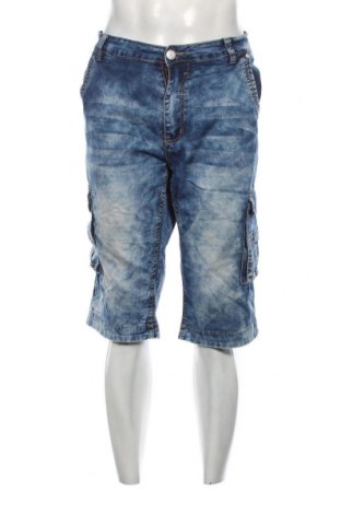 Pantaloni scurți de bărbați Sarol Jeans, Mărime XL, Culoare Albastru, Preț 82,24 Lei