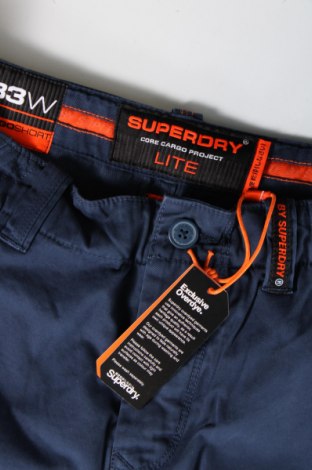 Мъжки къс панталон Superdry, Размер M, Цвят Син, Цена 61,71 лв.