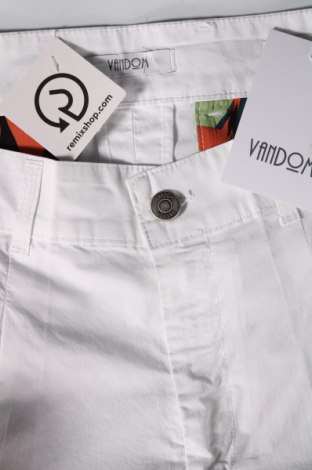 Pantaloni scurți de bărbați VANDOM, Mărime M, Culoare Alb, Preț 286,18 Lei