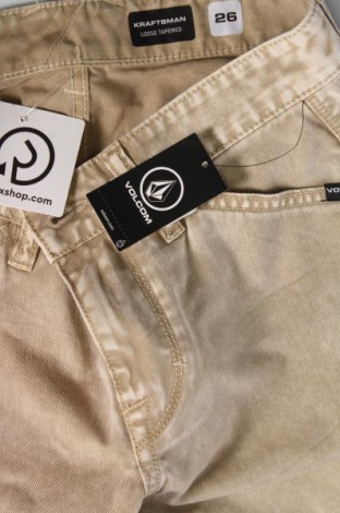 Ανδρικό κοντό παντελόνι Volcom, Μέγεθος S, Χρώμα  Μπέζ, Τιμή 21,98 €