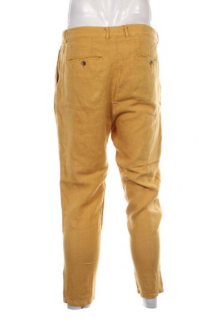 Pantaloni de bărbați, Mărime M, Culoare Galben, Preț 31,81 Lei