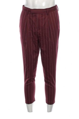 Мъжки панталон ASOS, Размер M, Цвят Червен, Цена 11,60 лв.