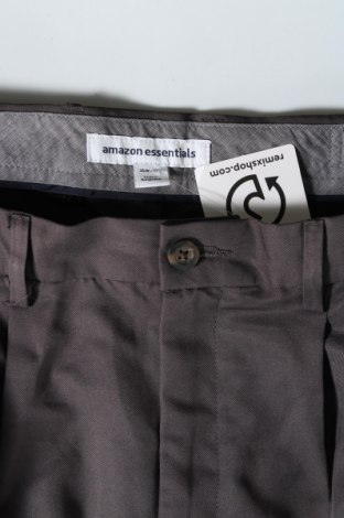 Męskie spodnie Amazon Essentials, Rozmiar L, Kolor Szary, Cena 24,12 zł
