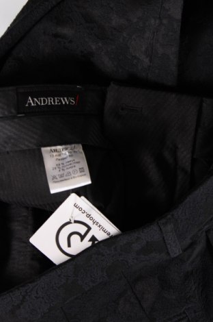 Мъжки панталон Andrews, Размер L, Цвят Черен, Цена 20,71 лв.