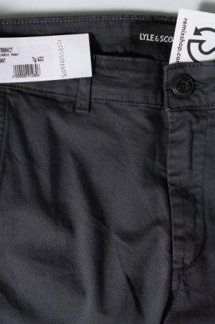 Pantaloni de bărbați Lyle & Scott, Mărime L, Culoare Gri, Preț 434,21 Lei