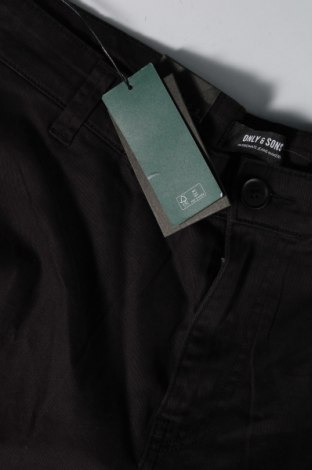 Мъжки панталон Only & Sons, Размер XL, Цвят Черен, Цена 41,40 лв.