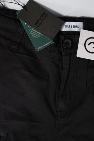 Мъжки панталон Only & Sons, Размер M, Цвят Черен, Цена 25,76 лв.