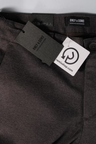 Мъжки панталон Only & Sons, Размер M, Цвят Сив, Цена 5,98 лв.