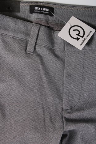 Ανδρικό παντελόνι Only & Sons, Μέγεθος M, Χρώμα Γκρί, Τιμή 23,71 €