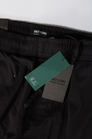 Pantaloni de bărbați Only & Sons, Mărime L, Culoare Negru, Preț 77,17 Lei