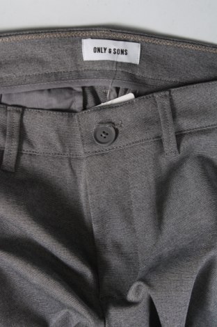 Мъжки панталон Only & Sons, Размер M, Цвят Сив, Цена 16,10 лв.