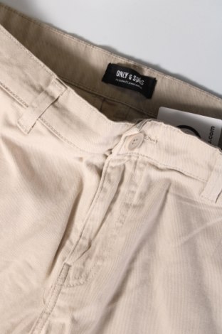 Мъжки панталон Only & Sons, Размер M, Цвят Екрю, Цена 18,86 лв.