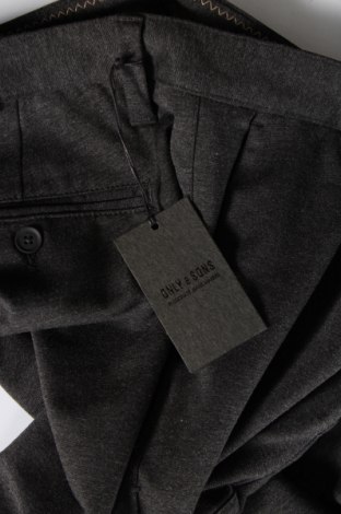 Мъжки панталон Only & Sons, Размер M, Цвят Сив, Цена 18,40 лв.