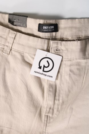 Мъжки панталон Only & Sons, Размер M, Цвят Екрю, Цена 46,00 лв.