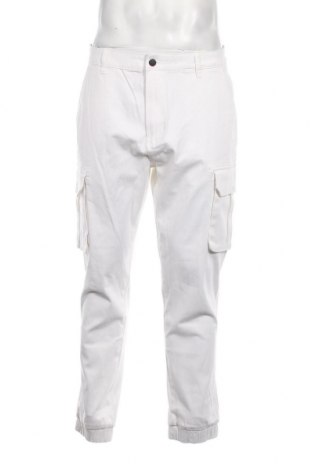 Мъжки панталон Pier One, Размер L, Цвят Бял, Цена 21,16 лв.