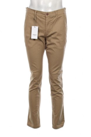 Pantaloni de bărbați Produkt by Jack & Jones, Mărime M, Culoare Maro, Preț 67,44 Lei