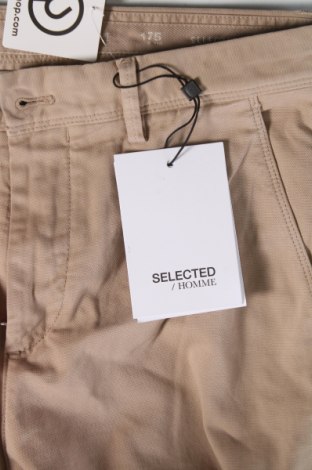 Pánské kalhoty  Selected Homme, Velikost M, Barva Béžová, Cena  262,00 Kč