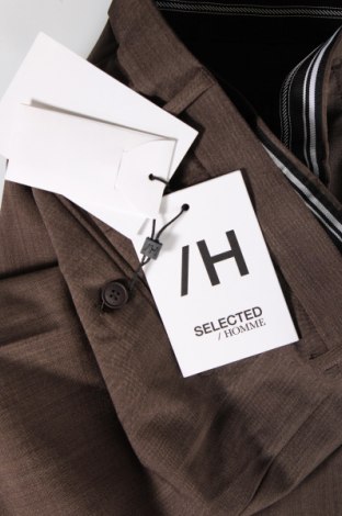Ανδρικό παντελόνι Selected Homme, Μέγεθος L, Χρώμα Καφέ, Τιμή 16,65 €