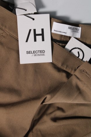 Pantaloni de bărbați Selected Homme, Mărime M, Culoare Maro, Preț 53,13 Lei