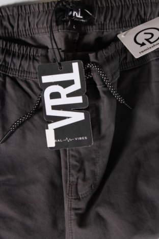Мъжки панталон Viral Vibes, Размер L, Цвят Сив, Цена 87,00 лв.