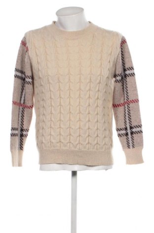 Мъжки пуловер, Размер L, Цвят Екрю, Цена 17,40 лв.
