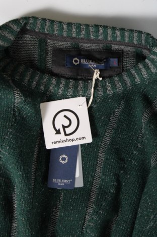 Мъжки пуловер Blue Joint, Размер L, Цвят Зелен, Цена 19,60 лв.