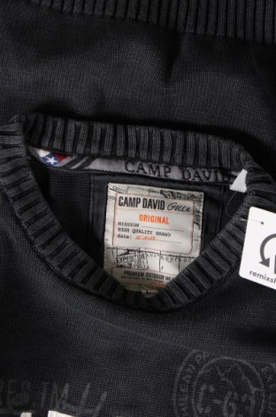 Ανδρικό πουλόβερ Camp David, Μέγεθος M, Χρώμα Γκρί, Τιμή 15,58 €