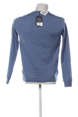 Мъжки пуловер Cavallaro Napoli, Размер M, Цвят Син, Цена 64,68 лв.