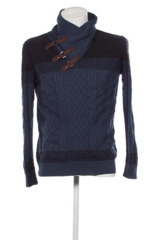 Мъжки пуловер Cipo & Baxx, Размер L, Цвят Син, Цена 24,20 лв.