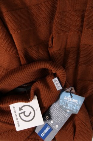 Ανδρικό πουλόβερ Gabbiano, Μέγεθος XXL, Χρώμα Καφέ, Τιμή 8,91 €