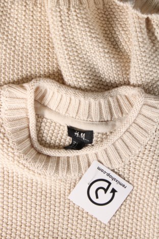 Мъжки пуловер H&M, Размер S, Цвят Бежов, Цена 9,86 лв.