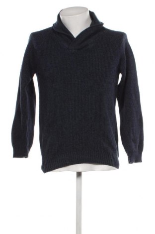 Мъжки пуловер H&M L.O.G.G., Размер M, Цвят Син, Цена 13,05 лв.