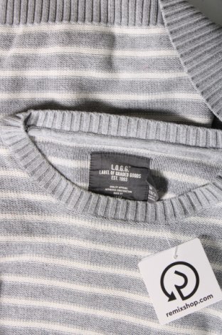 Мъжки пуловер H&M L.O.G.G., Размер S, Цвят Сив, Цена 7,33 лв.