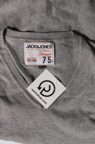 Мъжки пуловер Jack & Jones, Размер L, Цвят Сив, Цена 6,24 лв.