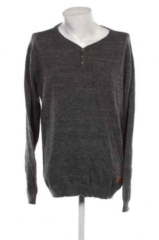Ανδρικό πουλόβερ Jean Pascale, Μέγεθος XXL, Χρώμα Γκρί, Τιμή 12,52 €