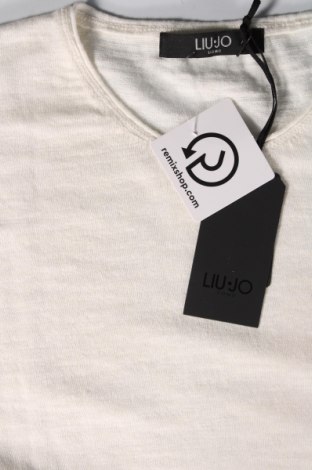 Ανδρικό πουλόβερ Liu Jo, Μέγεθος L, Χρώμα Λευκό, Τιμή 36,43 €