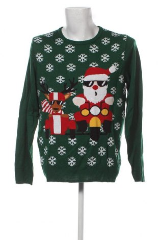 Мъжки пуловер Livergy, Размер M, Цвят Зелен, Цена 7,83 лв.