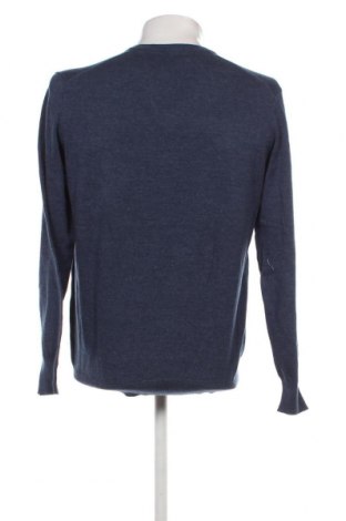 Мъжки пуловер Man By Tchibo, Размер M, Цвят Син, Цена 9,28 лв.